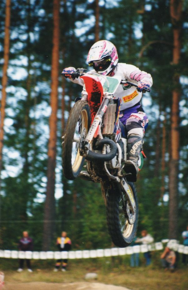 Jussi-Pekka Vehviläinen Mäntyharjun supercross 1995